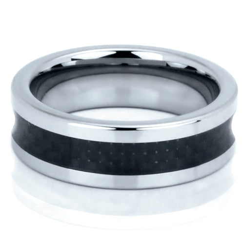 Polished Tungsten Carbide Wedding Band - WRTG0155