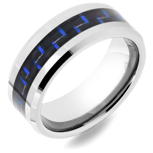Polished Tungsten Carbide Wedding Band - WRTG0158
