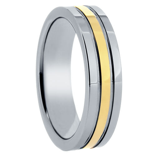 Polished Tungsten Carbide Wedding Band - WRTG0170
