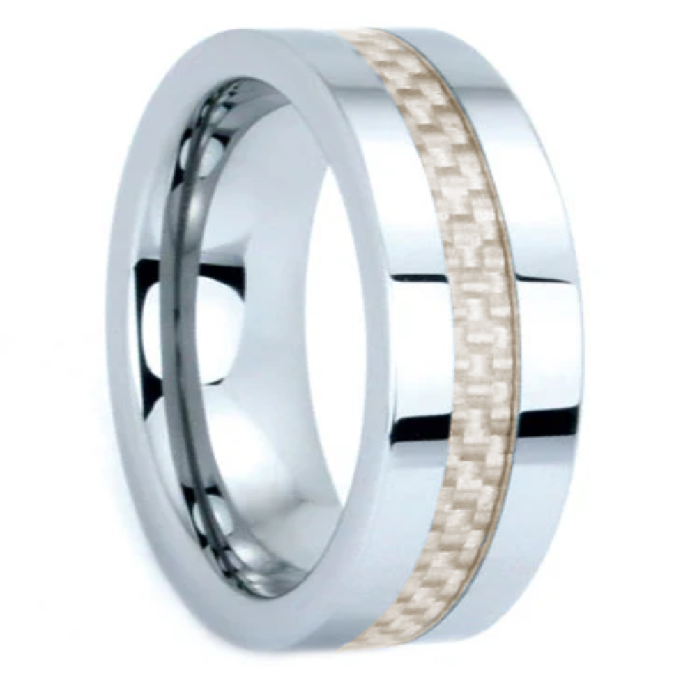 Polished Tungsten Carbide Wedding Band - WRTG0174