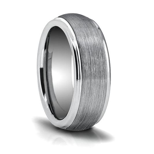 Classic Brushed Tungsten Carbide Wedding Band - WRTG0176