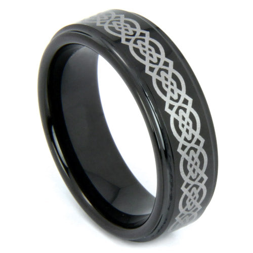 Polished Tungsten Carbide Wedding Band - WRTG0227