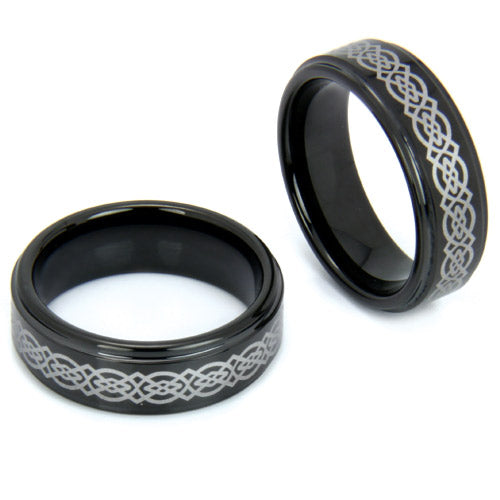 Polished Tungsten Carbide Wedding Band - WRTG0227