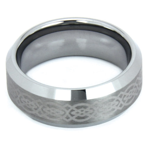 Polished Tungsten Carbide Wedding Band - WRTG0228