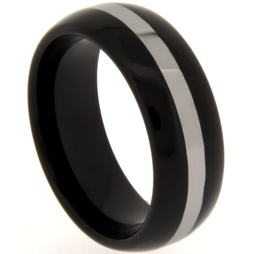 Polished Tungsten Carbide Wedding Band - WRTG9500
