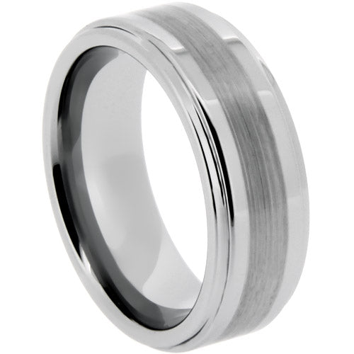 Classic Brushed Tungsten Carbide Wedding Band - WRTG9508