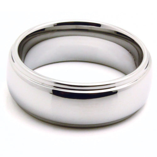 Polished Tungsten Carbide Wedding Band - WRTG9511