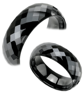 Premium Brushed Tungsten Carbide Wedding Band - WRTG9519