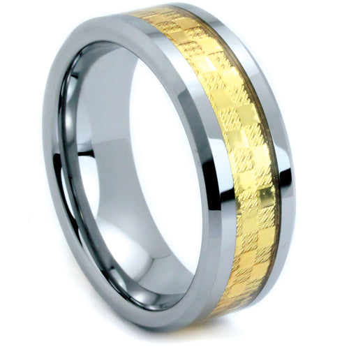 Polished Tungsten Carbide Wedding Band - WRTG9522
