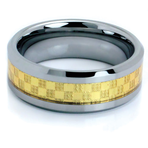 Polished Tungsten Carbide Wedding Band - WRTG9522