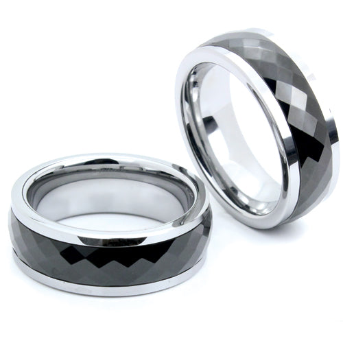 Polished Tungsten Carbide Wedding Band - WRTG9524