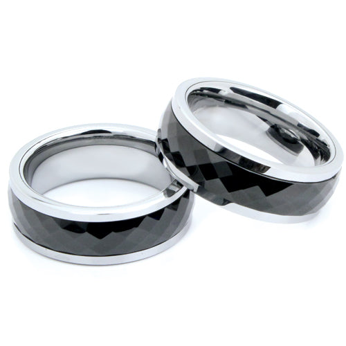 Polished Tungsten Carbide Wedding Band - WRTG9524