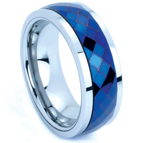 Polished Tungsten Carbide Wedding Band - WRTG9526