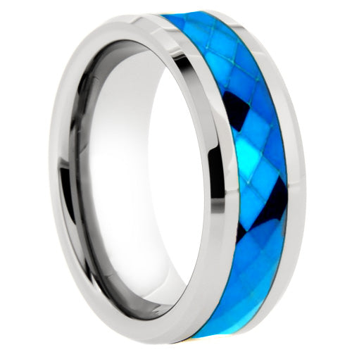 Polished Tungsten Carbide Wedding Band - WRTG9527