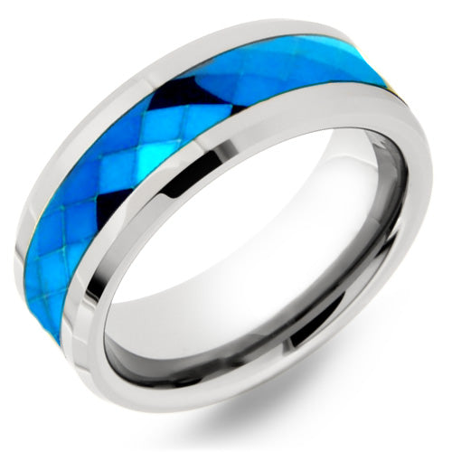 Polished Tungsten Carbide Wedding Band - WRTG9527