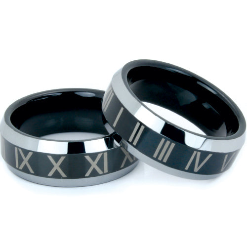 Polished Tungsten Carbide Wedding Band - WRTG9532
