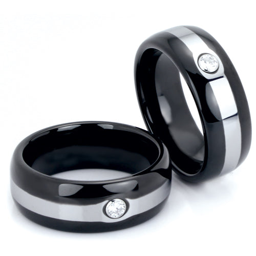 Polished Tungsten Carbide Wedding Band - WRTG9533