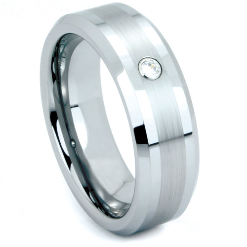 Classic Brushed Tungsten Carbide Wedding Band - WRTG9534