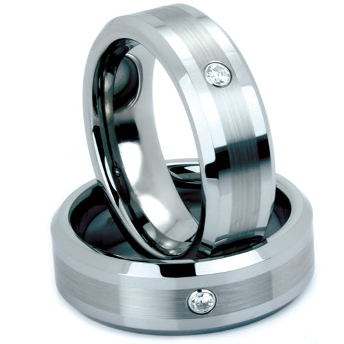 Classic Brushed Tungsten Carbide Wedding Band - WRTG9534