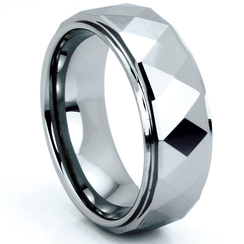 Polished Tungsten Carbide Wedding Band - WRTG9538