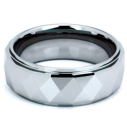 Polished Tungsten Carbide Wedding Band - WRTG9538