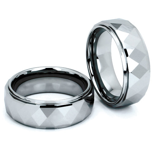 Polished Tungsten Carbide Wedding Band - WRTG9538