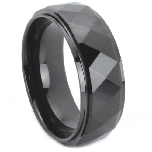 Polished Tungsten Carbide Wedding Band - WRTG9539
