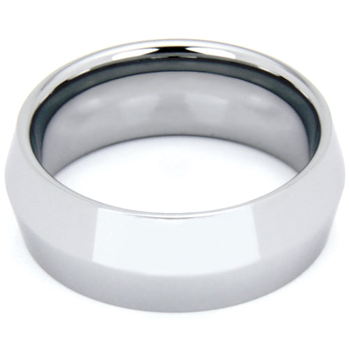 Polished Tungsten Carbide Wedding Band - WRTG9540