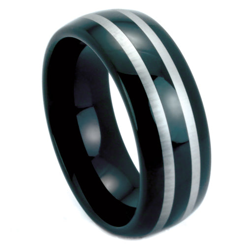 Premium Brushed Tungsten Carbide Wedding Band - WRTG9541