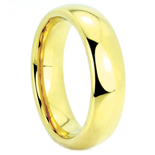 Polished Tungsten Carbide Wedding Band - Model WRTG9544