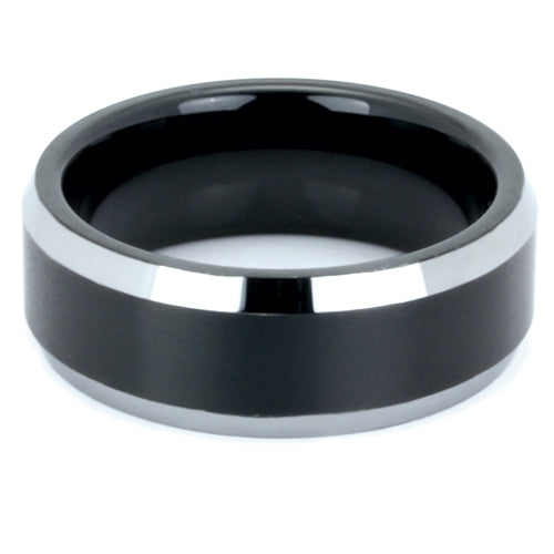 Polished Tungsten Carbide Wedding Band - WRTG9545