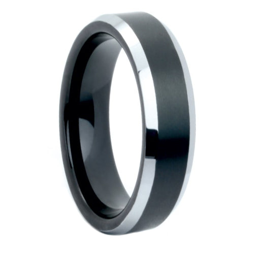 Polished Tungsten Carbide Wedding Band - WRTG9545A