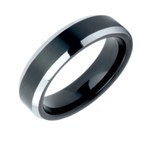 Polished Tungsten Carbide Wedding Band - WRTG9545A