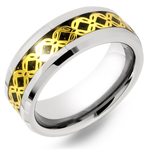 Polished Tungsten Carbide Wedding Band - WRTG9605