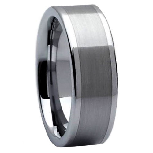 Polished Tungsten Carbide Wedding Band - WRTG9606