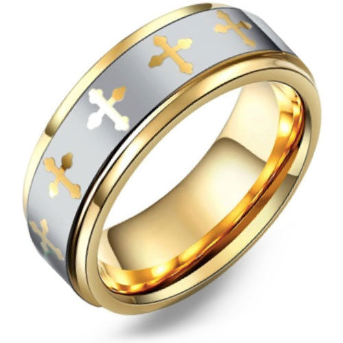 Polished Tungsten Carbide Wedding Band - WRTG9611