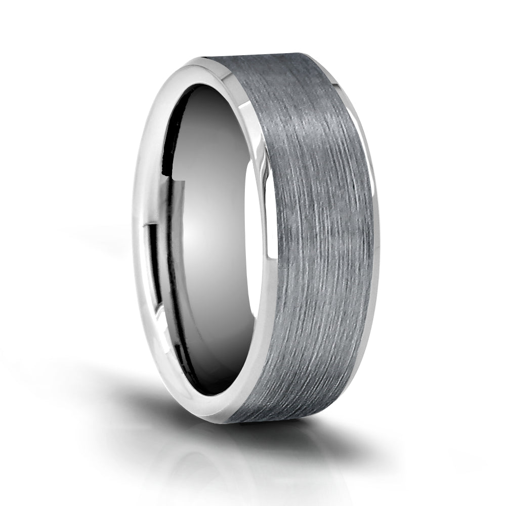 Polished Tungsten Carbide Wedding Band - WRTG9612
