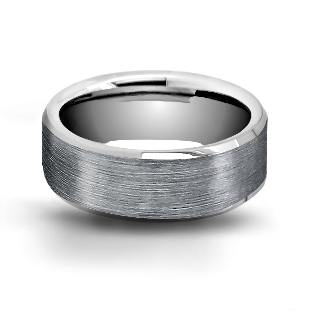 Polished Tungsten Carbide Wedding Band - WRTG9612