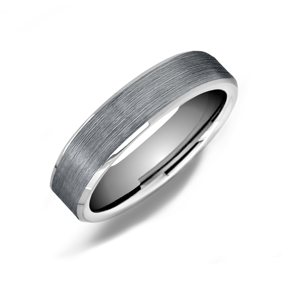 Polished Tungsten Carbide Wedding Band - WRTG9612A
