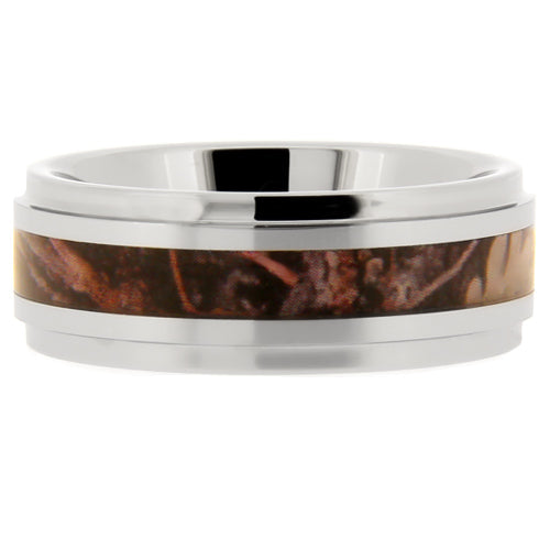 Polished Tungsten Carbide Wedding Band - WRTG9614D