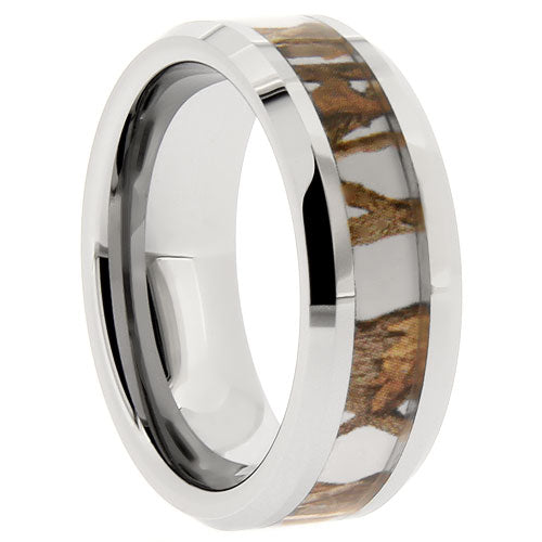 Polished Tungsten Carbide Wedding Band - WRTG9619