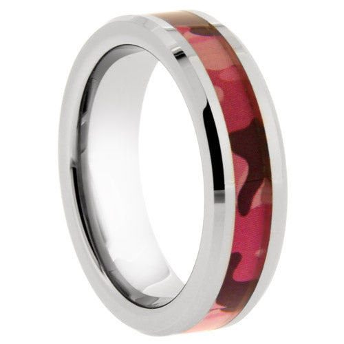 Polished Tungsten Carbide Wedding Band - WRTG9621