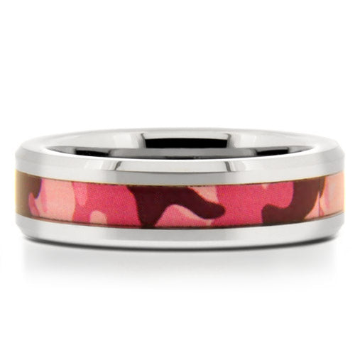 Polished Tungsten Carbide Wedding Band - WRTG9621