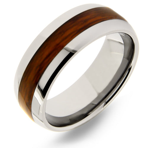 Polished Tungsten Carbide Wedding Band - WRTG9701