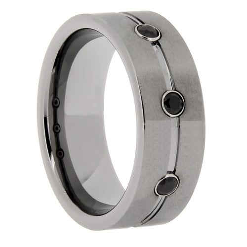 Premium Tungsten Carbide Wedding Band - Model WRTG9702