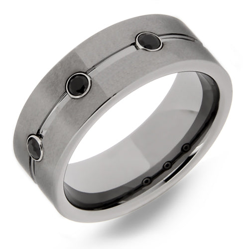 Premium Tungsten Carbide Wedding Band - Model WRTG9702