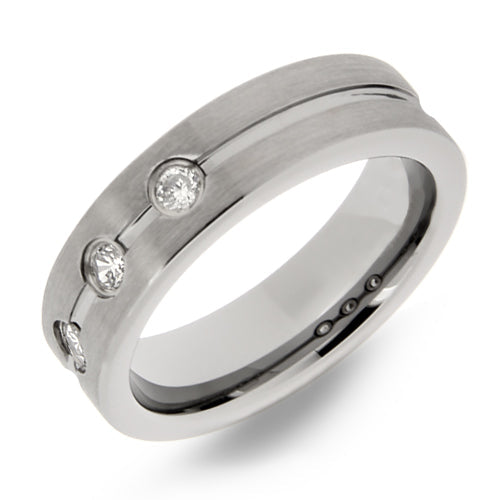 Polished Tungsten Carbide Wedding Band - WRTG9704