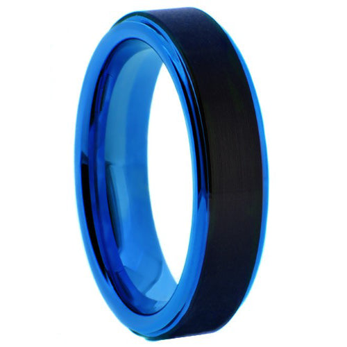 Premium Brushed Tungsten Carbide Wedding Band - WRTG9707A