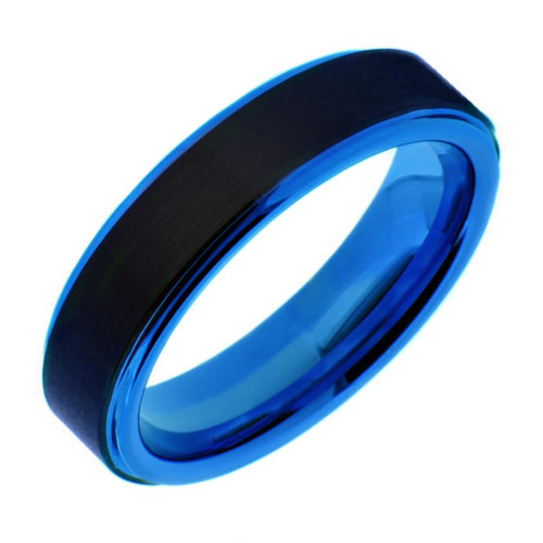 Premium Brushed Tungsten Carbide Wedding Band - WRTG9707A