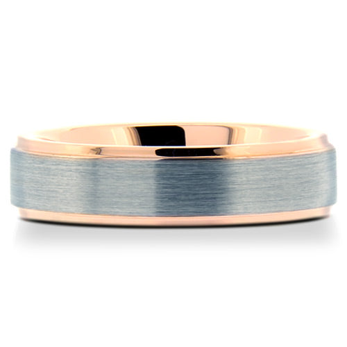 Classic Brushed Tungsten Carbide Wedding Band - WRTG9708